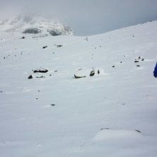 p&aring; v&auml;g mot typ vesslenup. Foto: jag.