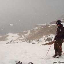 Veckan innan vi kom ner till Italien hade det vari. Foto: Emanuel Johansson. &Aring;kare: Gusten Andersson.