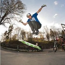 360 flip. Foto: Jonathan Birkemyr. &Aring;kare: Daniel Jibberish Chindeh.