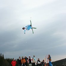 En cork under bydalen bigair.. Foto: Gustav Ekroth. &Aring;kare: Jesper Tj&auml;der.