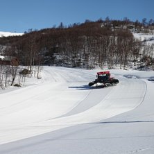 Fantastisk forhold. Myke bakker og deilig v&aring;r pud.