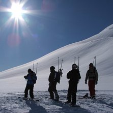 Fick till en riktigt fin skuggbild. Sn&ouml;n talar f�. Foto: M&aring;rten Lundin.