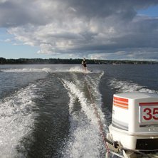 Hade regnat innan.. Men blev v&auml;ldigt fint v&auml;der . &Aring;kare: Zander.
