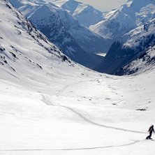 Topptur i Stryn fj&auml;llen. Foto: Christer H&auml;llare. &Aring;kare: Richard.