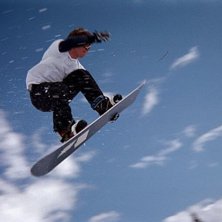 En bra dag i snowboard landet. Foto: Johan lundberg. &Aring;kare: ok&auml;nd.