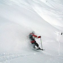 Puderdag i Vallon D&amp;#039;arbi. Foto: Martin Alm. &Aring;kare: Gustaf H&ouml;&ouml;k.