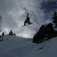 Jocke blev bara som en skugga mot himlen. Foto: Bj&ouml;rn Lindqvist. &Aring;kare: Jocke.