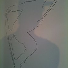 hade tr&aring;kigt s&aring; m&aring;lade lite p&aring; v&auml;ggen!. Foto: johan kahlin. &Aring;kare: johan kahlin.