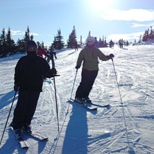 Ludvig &amp;amp; Vickie i Solskenet vid Lindvallen. Foto: Niclas &Aring;slund. &Aring;kare: Victoria &amp;amp; Ludvig &Aring;slund.