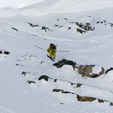 drop ner till ett chute p&aring; baksidan av ozone. Foto: Erik Dedering. &Aring;kare: Per Nyberg.