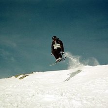 En underbar solig dag i hemavans backar.. Foto: Robert Jarneland. &Aring;kare: Martin Lindb&auml;ck.