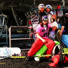 V&auml;ntar in rockgondolen, v&auml;dret var g&ouml;tt och att. Foto: Vaktis. &Aring;kare: &amp;quot;Femme&amp;quot;.