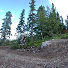 Jag har lite geggiga kl&auml;der... Ser kul ut. 
Det . Foto: Hemrik Samuelsson. &Aring;kare: Fredrik Sandstr&ouml;m.