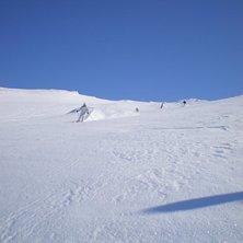 En h&auml;rlig tur upp p&aring; Borkan i Kittelfj&auml;ll.. Foto: Cecilia Pirak.