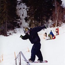 &Auml;nnu en local som drar p&aring; feta grejer p&aring; Burton. Foto: Patrik Durfors. &Aring;kare: Hampus Ahlstr&ouml;m.