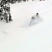 Bottenl&ouml;st puder i Brighton, Utah.. Foto: Fredrik Ericsson. &Aring;kare: Magnus Lageson.