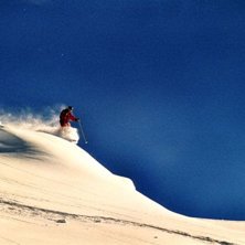 Hjalmar Olofsson pumpar puder i Mayrhofen 2004.. Foto: Johanna M&ouml;rk. &Aring;kare: Hjalmar Olofsson.