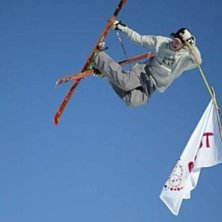 Var p&aring; Telia fire on snow n&auml;r en kille fr&aring;n ett. Foto: Daniel Nilsson. &Aring;kare: Pelle Hjertman.