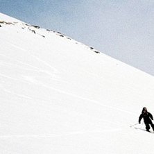 En str&aring;lande dag p&aring; norska Spanstind 45 bilminut. Foto: Magnus Lundback. &Aring;kare: Ragnar Dahl&eacute;n.