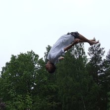 B-flip. Foto: Mathias Frykholm. &Aring;kare: William Frykholm.