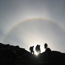 About 1200moh(Not a bad way to catch the evening s. Foto: &Aring;slaug. &Aring;kare: Glade turkamerater.