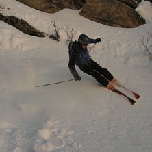 N&auml;r allt annat var upp&aring;kt var den h&auml;r ravinen h. Foto: Magnus Tyrland. &Aring;kare: Mats Hellstr&ouml;m.