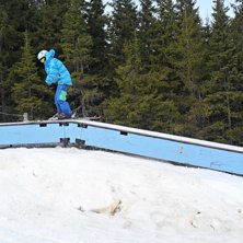 En dag i backen. Foto: Niklas Eriksson. &Aring;kare: Anton Tillman.