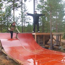 jag vet, bilden &auml;r inte speciellt bra, 
men h&auml;r. Foto: Anna Brask. &Aring;kare: Graffe&amp;amp;Bengan.