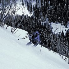 Fr&aring;n Pischa ner mot Llaret. Skitsn&ouml; men vad g&ouml;r. Foto: Lars Hansson. &Aring;kare: Anna-Karin Drake.