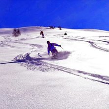 Jag och brorsan en fin dag i Verbier. (Jag &auml;r l&auml;. Foto: Kristoffer Jakobson. &Aring;kare: Andreas/Simon Blide.