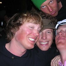 Efter slash under en grym after-ski i Cham.. Foto: Godtycklig Chambrebes&ouml;kare. &Aring;kare: H&auml;sselby extremeteam.