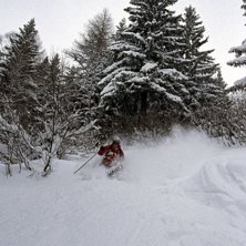 En otrolig vecka i Chamonix!
Massor av puder och . Foto: Claes Israelsson. &Aring;kare: Niklas Axelsson.
