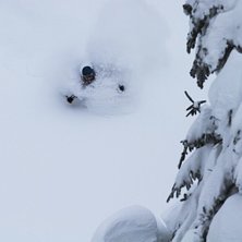 Utrolig bra sn&oslash; i Kioro i starten av februar 2013. Foto: Tor-Einar Wahl. &Aring;kare: Turid Kleveland.