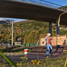 Jag och Jennie drog ut i det h&auml;rliga h&ouml;stv&auml;dret. Foto: Niclas Magnusson. &Aring;kare: Jennie Olofsson.