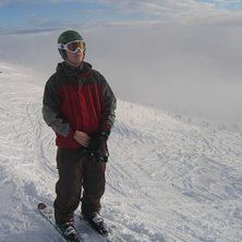 En sk&ouml;n dag p&aring; toppen av Kittelfj&auml;ll. Foto: Martin Eklund. &Aring;kare: Johan Neistr&ouml;m.