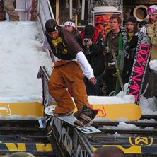 Frontline railjam. Foto: stina Vetrerg&aring;rd. &Aring;kare: Karrem.