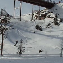 Drog ett par sv&auml;nger &amp;quot;under bran&auml;sbron&. &Aring;kare: Oscar Brandberg.