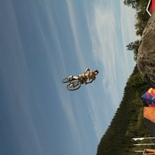 Backflip. Foto: vet inte. &Aring;kare: Anton Thelander (jag).