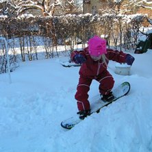 Min gudotter pr&ouml;var nose slide. Foto: Raymond paldnius. &Aring;kare: Ella floding.