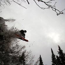 Sk&ouml;n puderdag i Revelstoke. Foto: Eric Spongberg. &Aring;kare: Clas Ahlstrand.