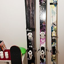 Girl Koston 7.75
V&ouml;lkl Kuro 175
K2 Nancy 179
K. Foto: HB.