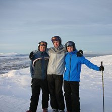 Foto: Caroline E. &Aring;kare: Fredrik, Stefan, Felix.