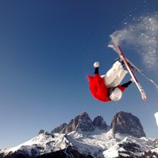 Alc&eacute;n satsade p&aring; frontflip och lyckades nice nic. Foto: Daniel Olsson. &Aring;kare: Anton Alc&eacute;n.