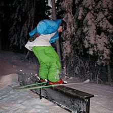 f&ouml;rsta skidagen i &aring;r  var i v&auml;sj&ouml;backen 
sw u. Foto: carl eriksson. &Aring;kare: Rasmus hammarstr&ouml;m.