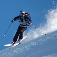 Alta backcountry! Alltid bra i Grizzly Gulch!. Foto: Johan Berglund. &Aring;kare: Thomas Bostr&ouml;m.