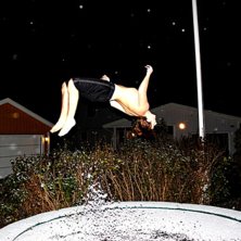 FIRST SNOOOW!. Foto: Martin Rismyhr. &Aring;kare: Robert Rismyhr.