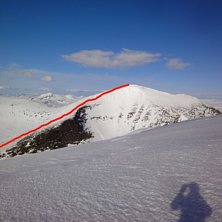 H&auml;r ser man starten p&aring; &amp;quot;Det l&aring;nga &aring;ke. Foto: Mattias Skantz.