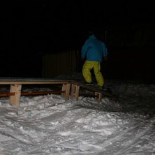 p&aring;v&auml;g ner f&ouml;r flatdownen. Foto: Viktor Tornberg. &Aring;kare: Olle Karlsson.