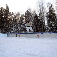 Kim p&aring; 8m railen i berget. Foto: Erik Brohagen. &Aring;kare: Kim L&ouml;fgren.
