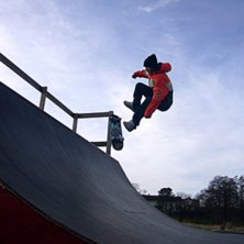Lite kickflip. Foto: G.Fr&auml;ndfors.